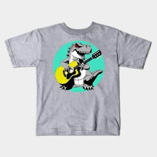 Rocker Dino 2 Kids T-Shirt